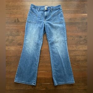 Kut from the Kloth Flare Jeans with Front Patch Pockets